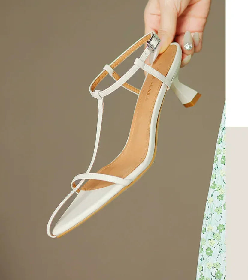 High Heels Sandals Sexy Women Pointed Toe Shoes Luxury Woman Slippers New Pumps Beach Dress Flip Flops Party Mujer Sandalias