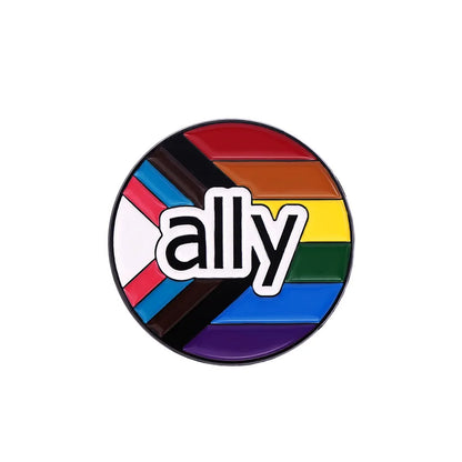 LGBT Rainbow Enamel Pins Pride Gay Asexual Trans Lesbian Dialog Box Brooches Lapel Backpack Badge Jewelry Gifts Accessories