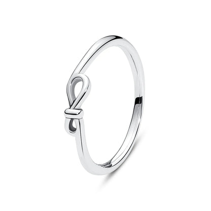 Original 925 Sterling Silver Ring Love Heart Pave CZ Crystal Stackable Rings For Women Wedding Engagement Birthday Gift Jewelry