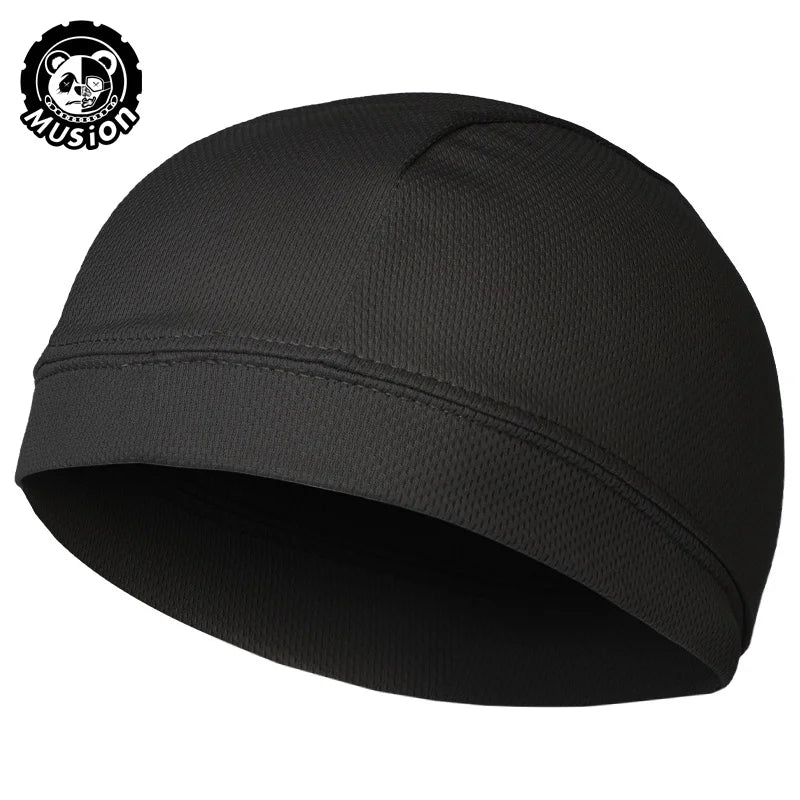 Musion Mesh Helmet Liner Absorb Sweat Absorb Sweat Quick-Drying Running Sport  Cap for Biker