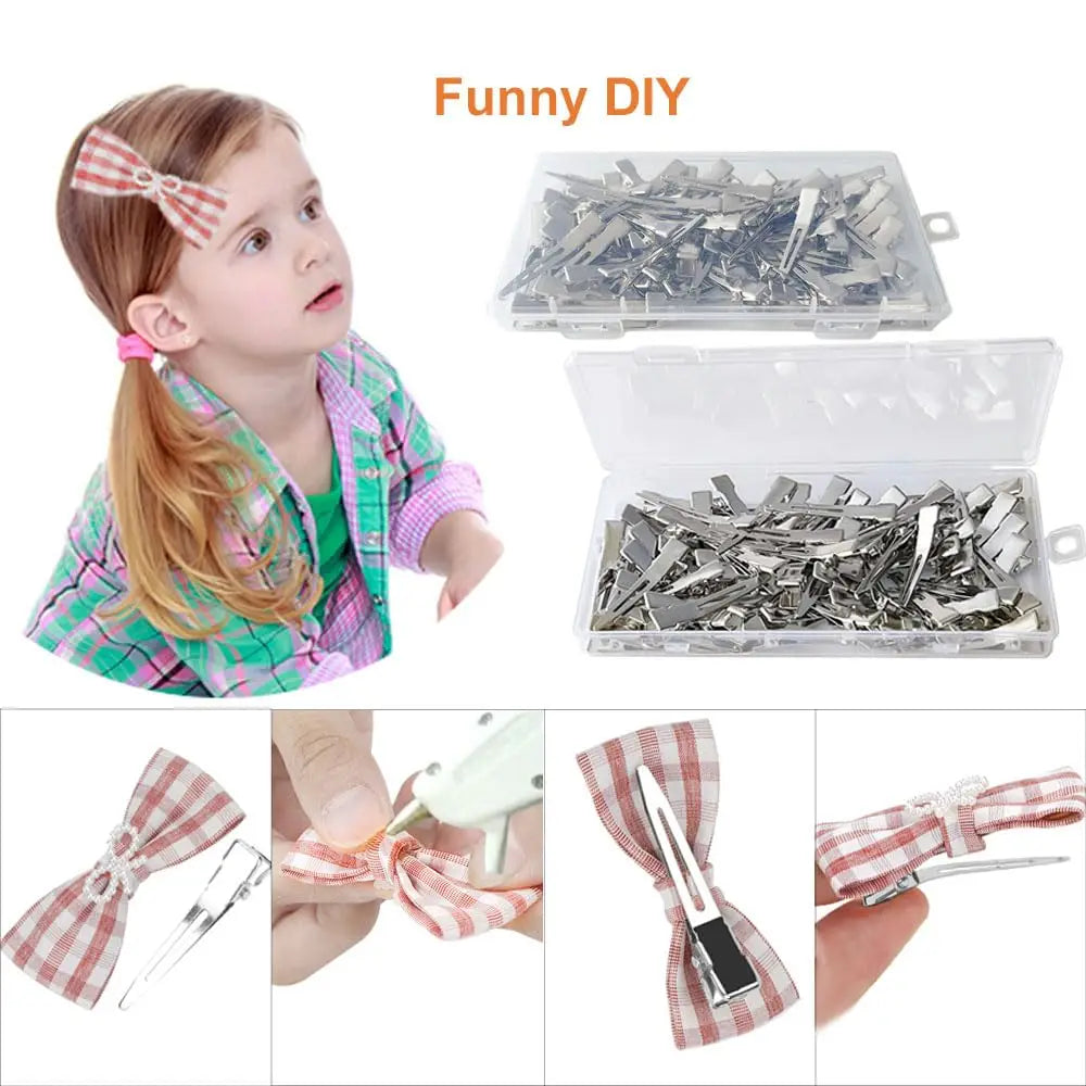 30/50Pcs Professional Ladies Salon Fixed Hair Pin 4.5cm Curl Metal Hair Clips Hair Root Fluffy Clips DIY Tools Hair Accessories