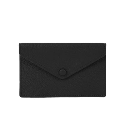 Customized letters, genuine cowhide leather, women's ultra-thin card wallet, women's short envelope, women's wallet