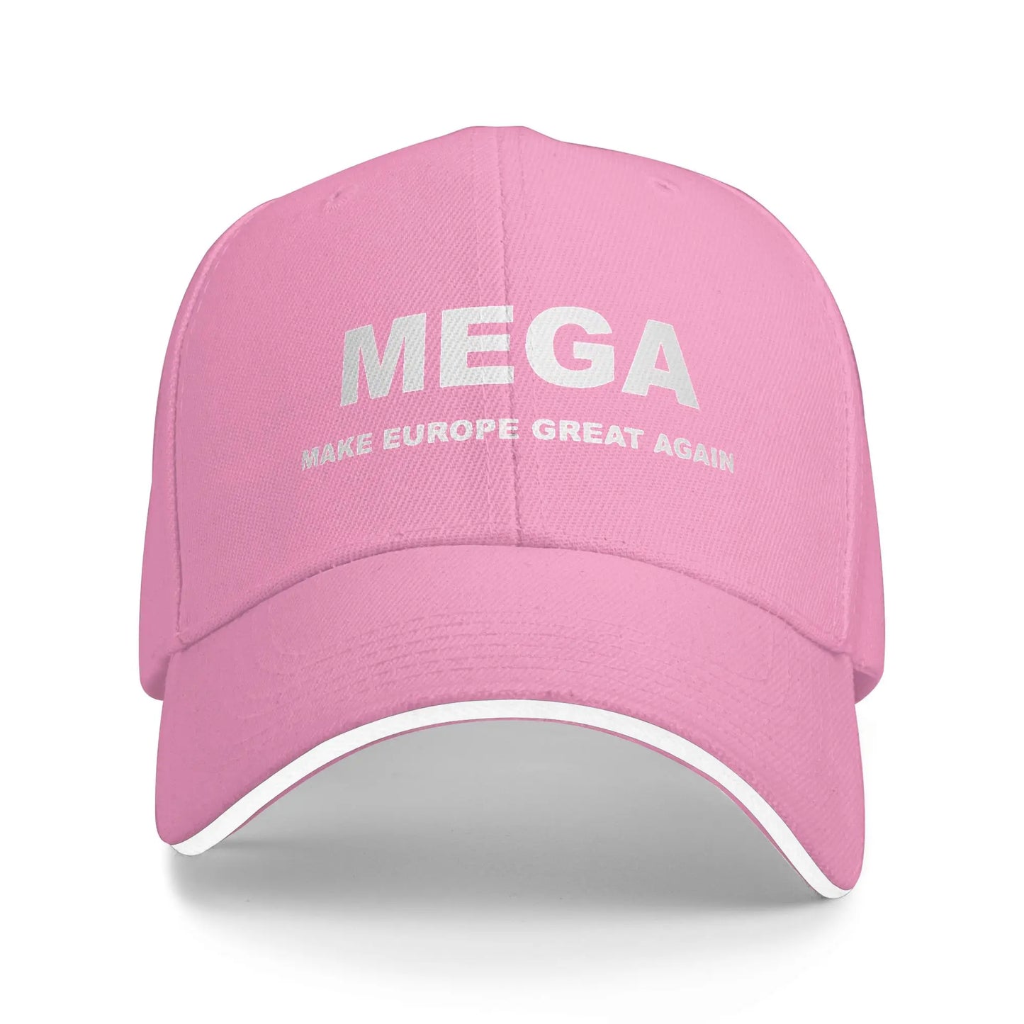 MEGA Make Europe Great Again Sun Baseball Cap Summer Women Men  Custom Trucker Hat Sun-Proof Casual Outdoor Sports Baseball Caps