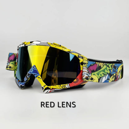 Newest Motorcycle Goggles For Men Motocross Sunglasses Safety Protective MX Night Vision Helmet Goggles vintage Driving Glasses