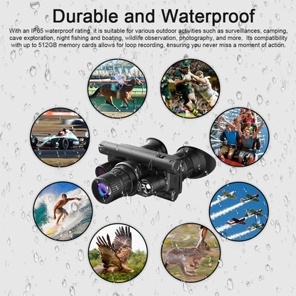 Z9157 Monocular Night Vision Device 40MP 4K Digital Infrared Telescope 600m Night Vision Distance Support Photo Video Recording
