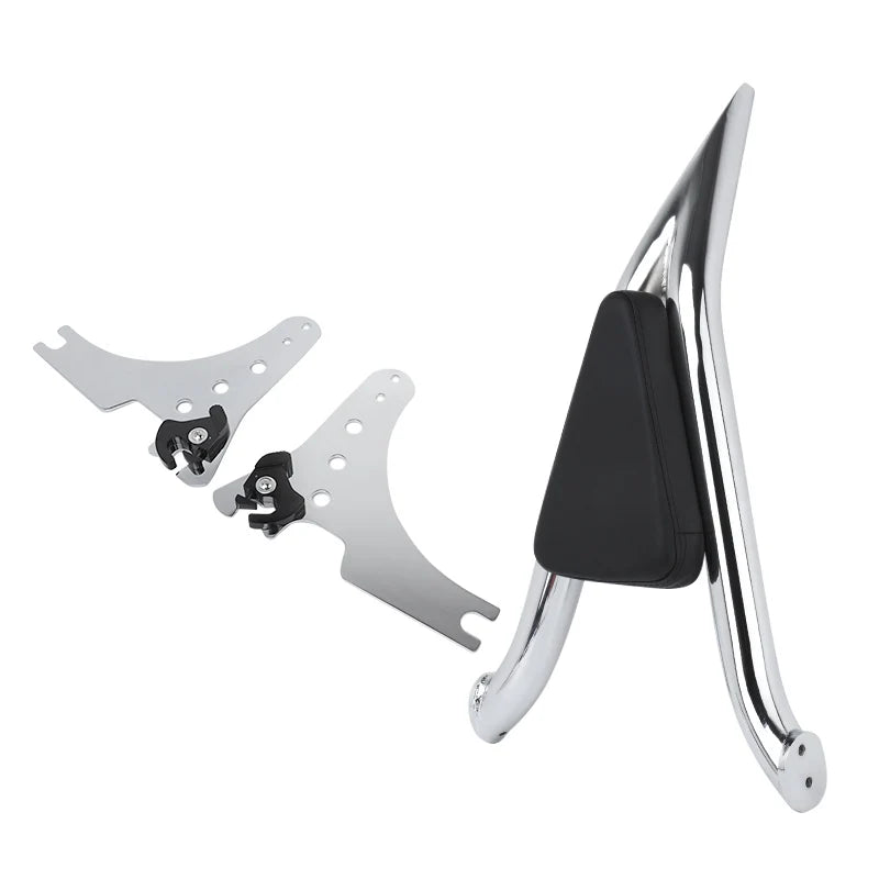 Motorcycle Rear Passenger Sissy Bar Backrest with Cushion Pad Detachable For Harley Sportster XL 1200 883 72 48 Iron 2004-2022