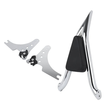 Motorcycle Rear Passenger Sissy Bar Backrest with Cushion Pad Detachable For Harley Sportster XL 1200 883 72 48 Iron 2004-2022