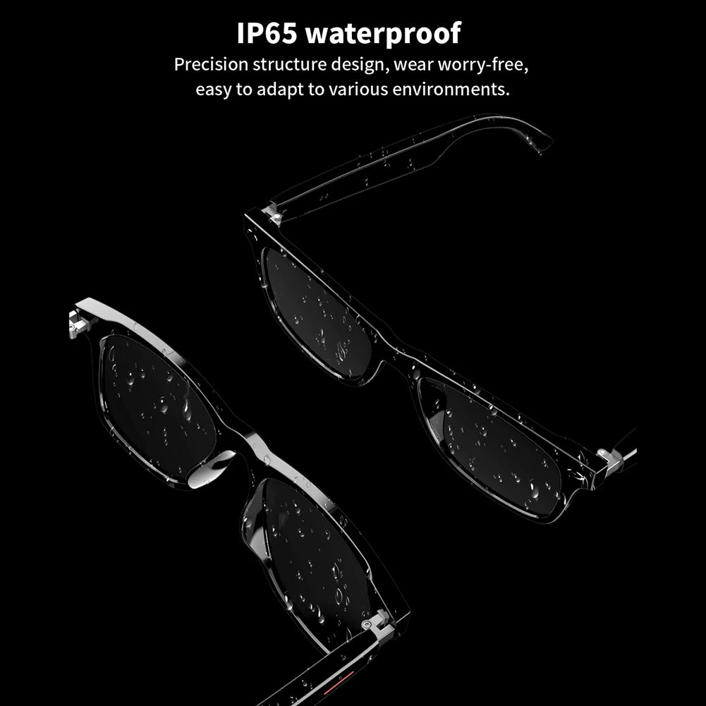 4K Smart AI Glasses 8MP Camera Recording Videos Photo Recognition Answer Translation BT Call Voice Assistant Control Smart Glass