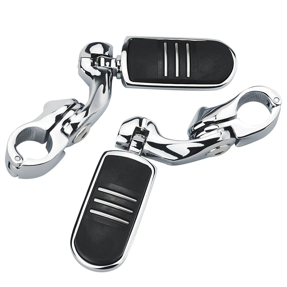 1.25" Motorcycle Engine Guard Highway Pegs Footpeg For Harley Honda Touring Sportster Davidson Road King Street Glide Low Rider