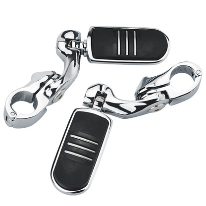 1.25" Motorcycle Engine Guard Highway Pegs Footpeg For Harley Honda Touring Sportster Davidson Road King Street Glide Low Rider