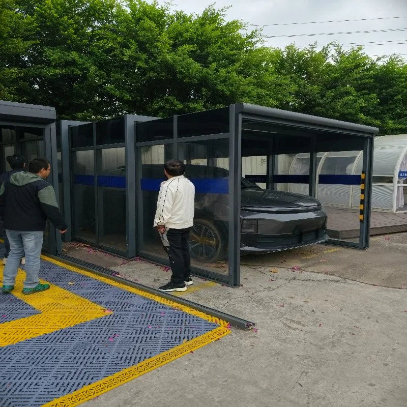 Any Size Custom Retractable Foldable Carport Heavy Home Villa Patio Durable Waterproof Windproof Sun Shade Car Garage Safe Tough