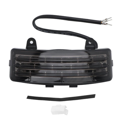 Motorcycle LED Tri-Bar Rear Fender Tail Light Turn Signal Brake Lamp For Harley Touring Street Glide Road Glide FLHX FLTRX 96-13