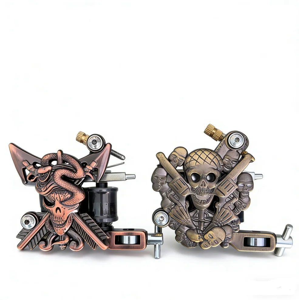 Special Price Handmade Tattoo Gun Wraps Coils Iron Frame Tattoo Machine Liner&Shader Beginner Tatu Gun For Tattoo Artist