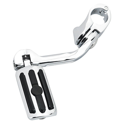 Motorcycle 1 1/4" Highway Footrest Engine Guard Mount Footpegs For Harley Road King Sportster 1200 Iron 883 Electra Street Glide