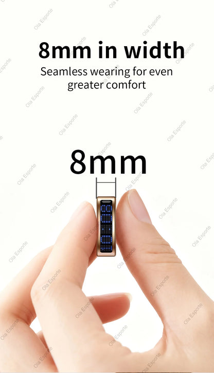 Call ID Reminder Smart Ring Heart Rate Blood Pressure Monitor Men Women Smartring 5ATM Waterproof Health Multi Sports Ring 2026