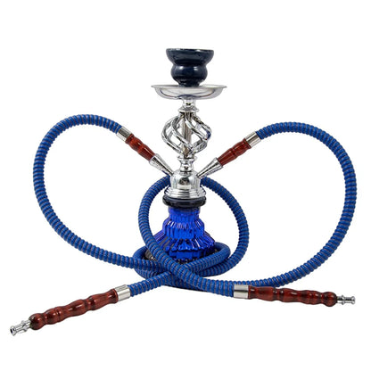 Glass Complete Shisha Hookah Set with Ceramic Bowl Tongs Hookah Hose Shisha Nargile Sheesha Narguile Chicha Water Pipe Hookah