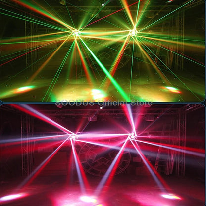 Beam Light LED Lights 150W Moving Heading RGBW DMX512 Disco Music For Voice Control Rotating Effect Dj Bar Strobe Lights KTV