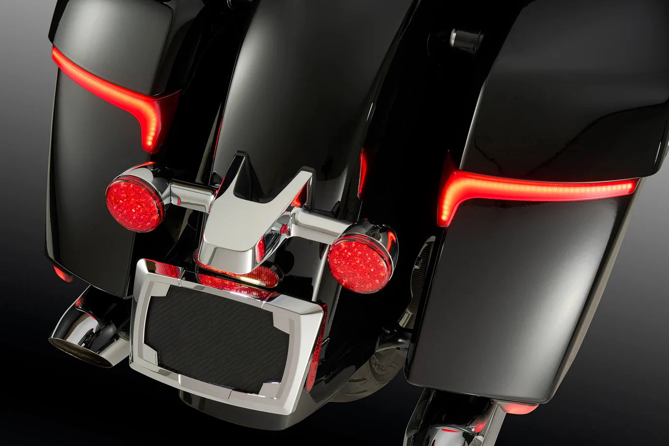 For Indian Challenger  Motorcycle Led Saddlebag Brake Flowing Turn Signal Accent Light