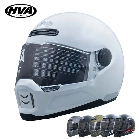 Retro Motorcycle Helmet DOT ECE Certification Full Face Helmet Capacete De Casco Vintage Casque Vintage Motorbike