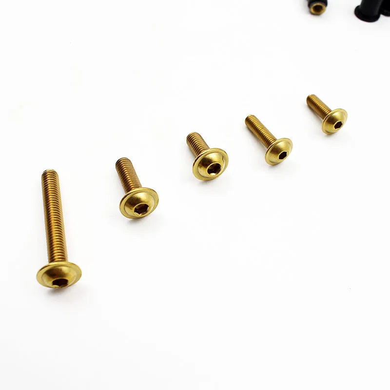 195pcs Burn Titanium screw Fairing Screws Bolt Kit for Suzuki GSXR600 GSXR1000 Hayabusa GSX1300R GSX600F GSX750F SV1000 SV650