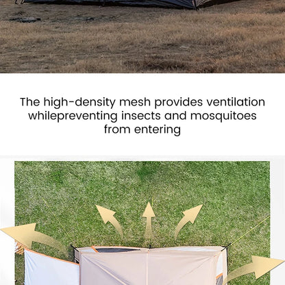 Sonuto Tent outdoor camping overnight two-bedroom portable thickened field awning camping equipment family gathering