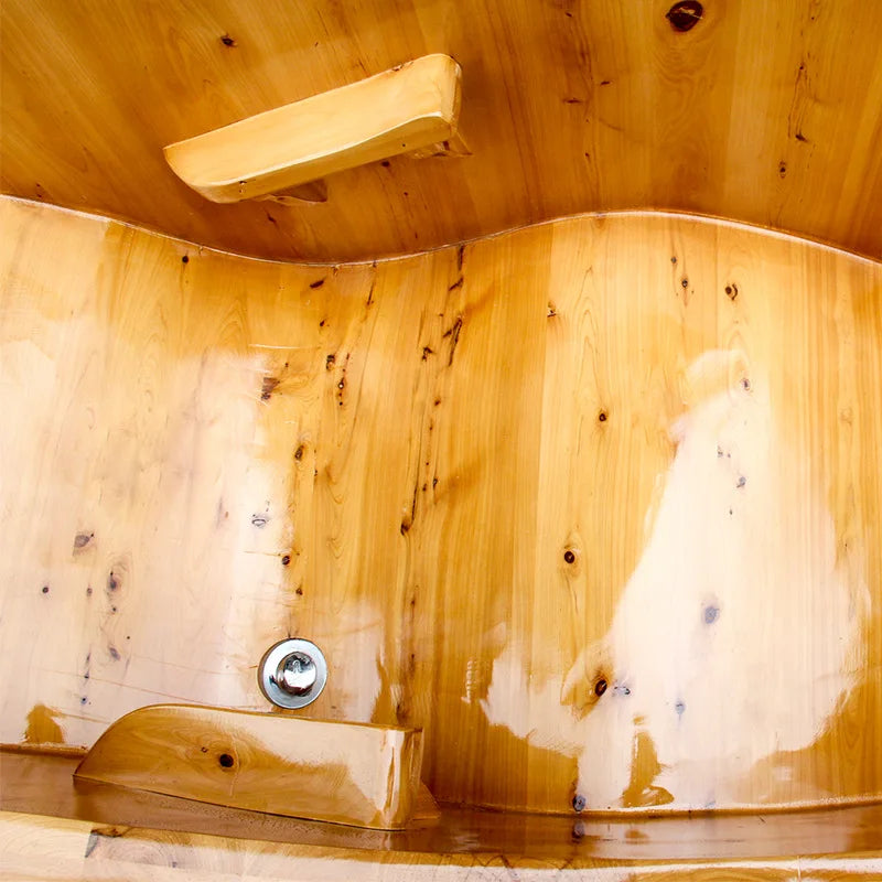 Lying bath bucket wooden tub  tub adult household bucket sweat sauna fumigation solid wood