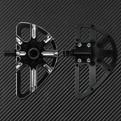 Motorcycle Floorboard Front Rear Footrest Driver Footpeg Passenger Pedal For Harley Touring Electra Street Glide Dyna Softail FL