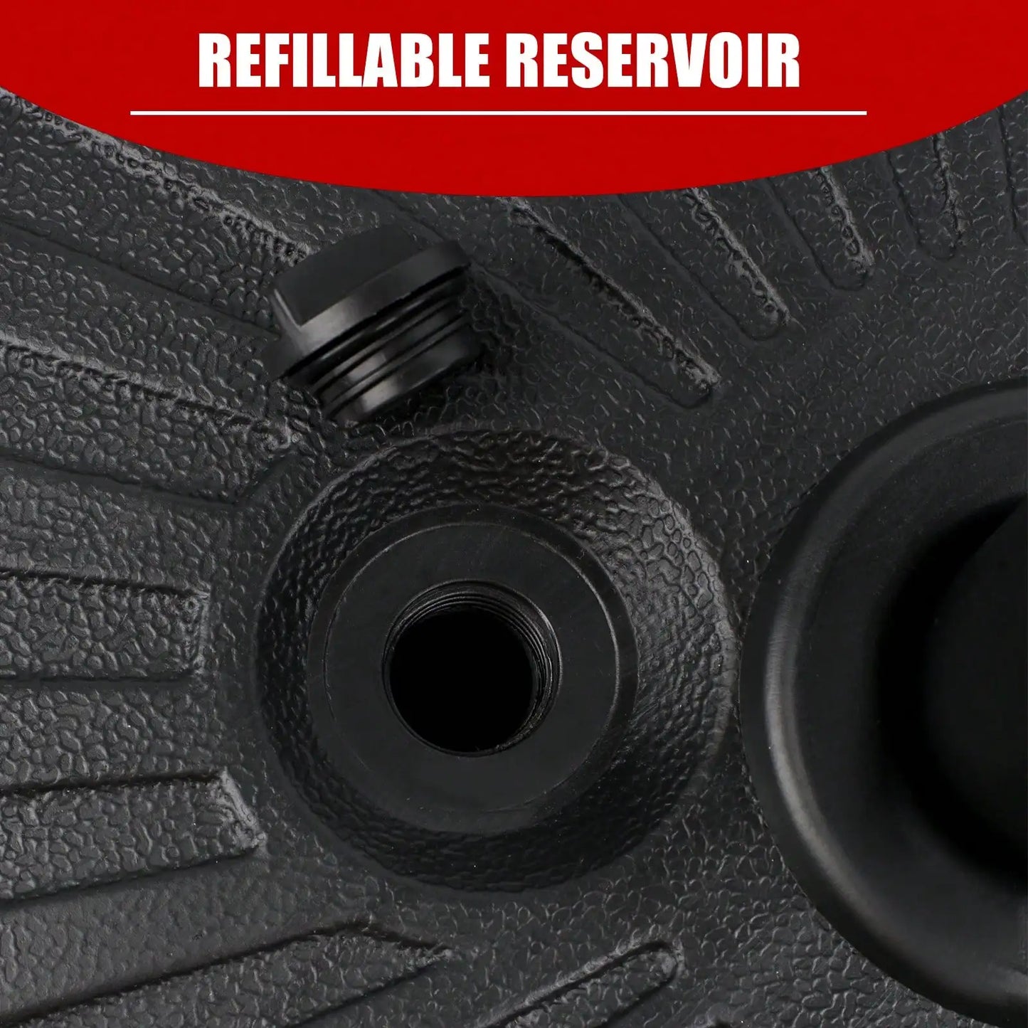 50LBS Round Umbrella Base Water Filled With Steel Umbrella Holder, Heavy Duty Fillable Umbrella Base Stand For Outdoor, Patio, L