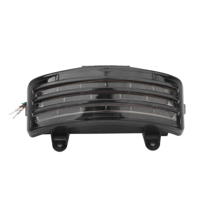 Motorcycle LED Tri-Bar Rear Fender Tail Light Turn Signal Brake Lamp For Harley Touring Street Glide Road Glide FLHX FLTRX 96-13