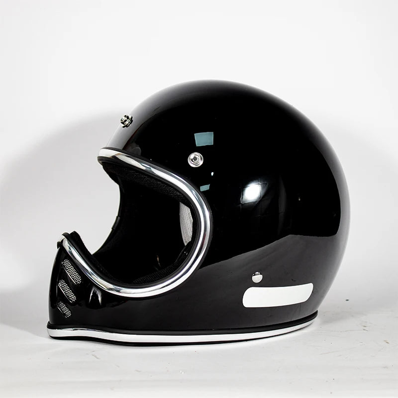 Motorcycle helmet Japanese retro cruise tip glass fiber reinforced plastic helmet motorcycle full helmet