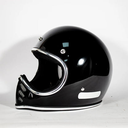 Motorcycle helmet Japanese retro cruise tip glass fiber reinforced plastic helmet motorcycle full helmet