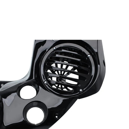 For Harley Touring Road Glide FLTR/I 1998-2009 FLTRX 2010-2013 Black Inner Fairing Cover with 4 6.5" Speaker Pods Motorcycle