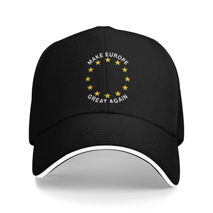 MEGA Make Europe Great Again Sun Baseball Cap Summer Women Men   Trucker Hat Breathable Stylish Hiking Fishing Baseball Caps