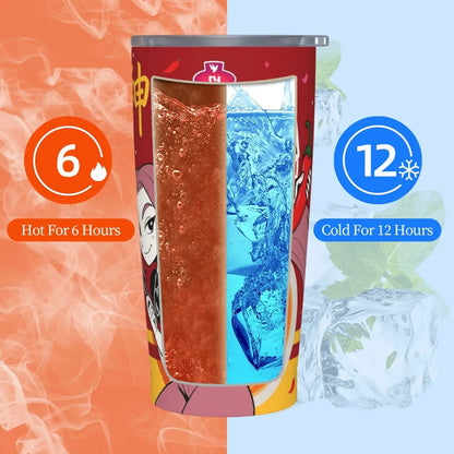 Kpop Demon Hunters Ramen Mira 20oz Tumbler Stainless Steel Double Wall Vacuum Insulated Tumblers Mug With Straw