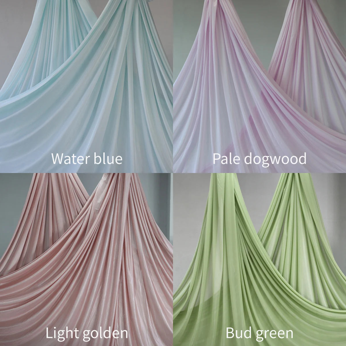 12m Aerial Silks Flying Trapeze Aerial Silk Yoga Hammock Swing GYM Home Outdoor Fitness Anti-Gravity Body Building Pilates Belt