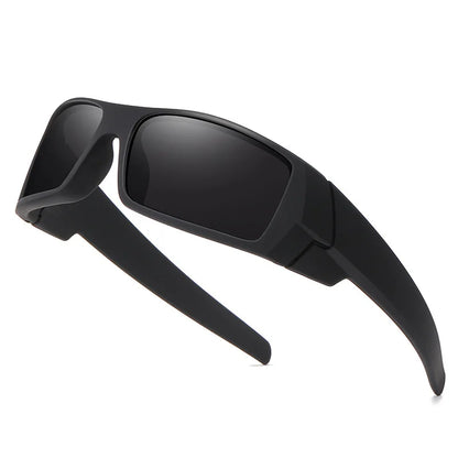 Square Frame Polarized Glasses, UV400 Full Frame for Cycling/Fishing, Outdoor Sports Sunglasses, Scratch-Resistant Lenses