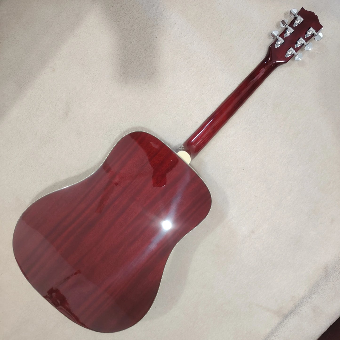 [Original Guitar]High quality bird acoustic guitar, top solid spruce, 301EQ, cow bone nut, free shipping from US warehouse,