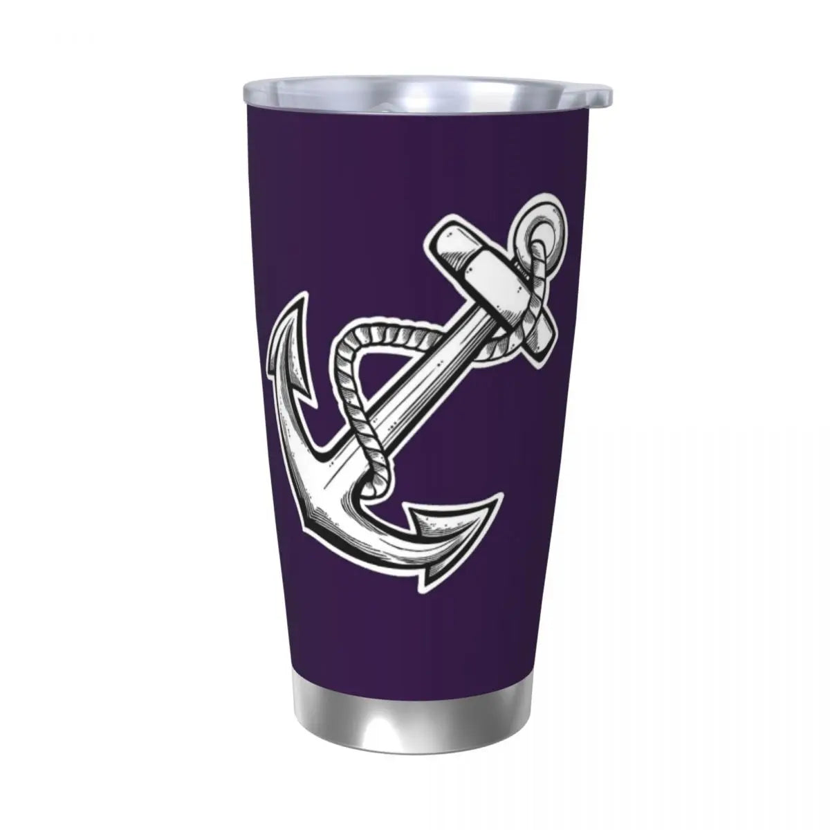 Fremantle Dockers Anchor Stainless Steel Tumbler Vacuum Insulated Mugs Thermal Cold Cup Straw With Lid 20oz