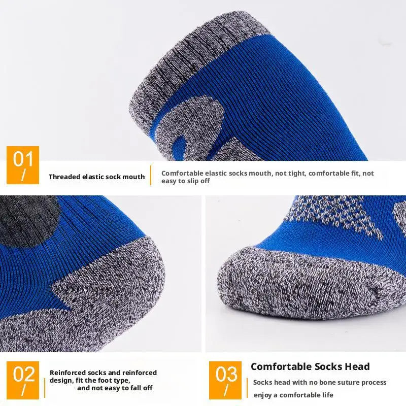 Skiing Socks Thermal Knee-high Cold Weather Warm Sock For Snowboarding And Mountaineering Socks Outdoor Activities