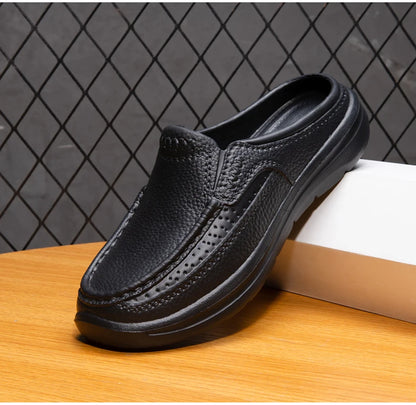 New Fashion Sandals High Quality Slippers Soft Sole Beach Sandals Men Slip On Driving Shoes Chef Shoes Breathable EVA Shoes