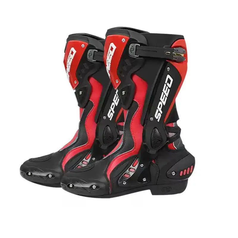 HOT  Men's Motorcycle Racing Waterproof Motorcycle Off-road Racing Rally Boots Four Seasons Anti-collision Protection Rider