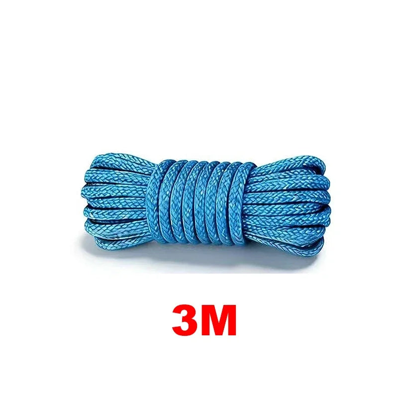 2-6 Set Rope Tying Tool and Tensioner with Roller Tensioner Retractable Buckle with Accessory Rope Suitable for Camping