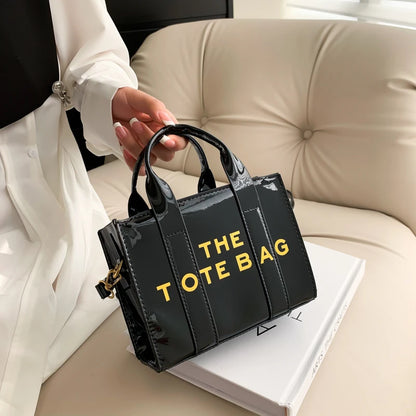 The Tote Bags For Women Crossbody Female Handbag New Solid Words Lette Leisure Large Bag Luxury Fashion Bag designer Bag for PU