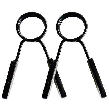 2pcs/lot 25/28/30mm Barbell Clamp Spring Collar Clip Gym Dumbbell Lock Standard Weight Lifting Kit Fitness Body Building Workout