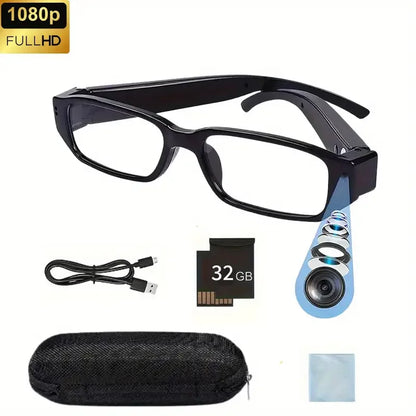 Portable 1080P HD Mini Glasses With Camera Video Recorder Wearable glasses Camera Outdoor Sports DV DVR Surveillance Camcorder