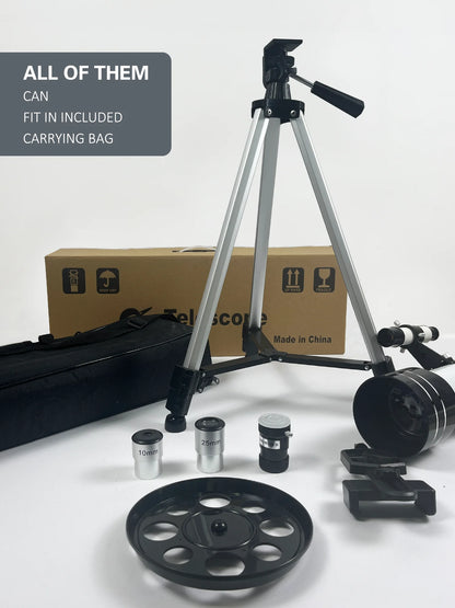 16-120x70mm Astronomical Telescope for Kids & Adults Aperture 400mm refractor Refracting Telescope for Beginners in Astronomy