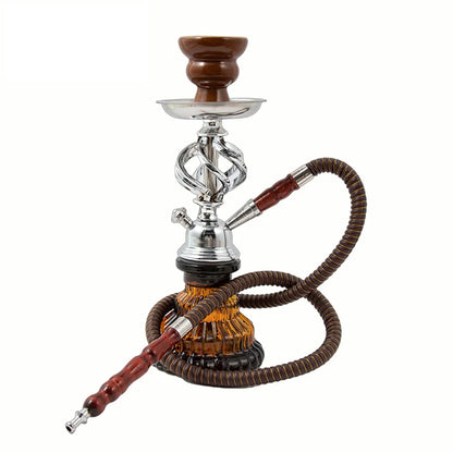 Glass Complete Shisha Hookah Set with Ceramic Bowl Tongs Hookah Hose Shisha Nargile Sheesha Narguile Chicha Water Pipe Hookah