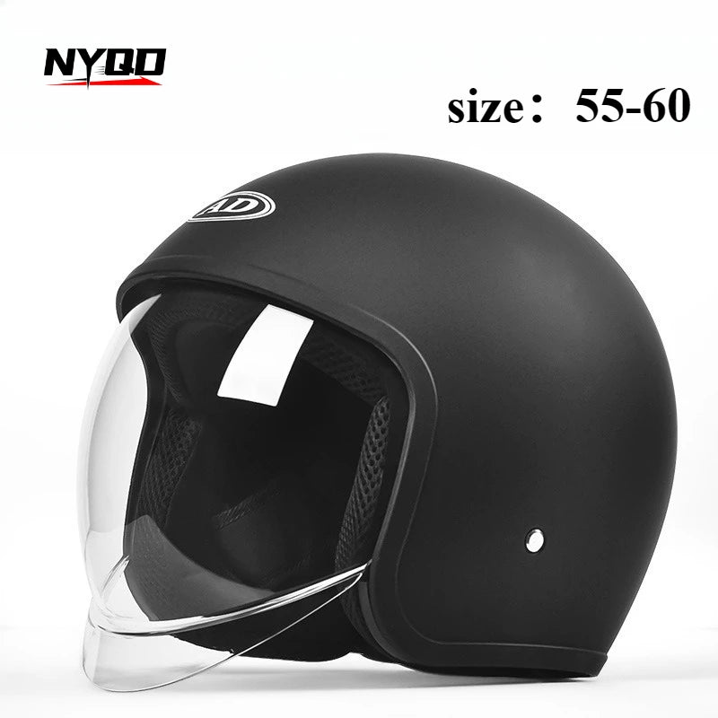 GB Certified Electric Vehicle Helmet for Men and Women All-season Universal Electric Vehicle Safety Helmet Motorcycles Winter