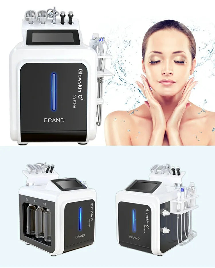 10 in 1 Multifunction Hydro Dermabrasion Cold Hammer Diamond Dermabrasion Oxygen spray dead skin Remove SPA Beauty Salon Device