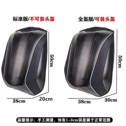 Ogio 30L-48L Waterproof Motorcycle Hard shell backpacks Moto Racing bags MX Motocross Carbon Fiber Full Face Helmet Bags